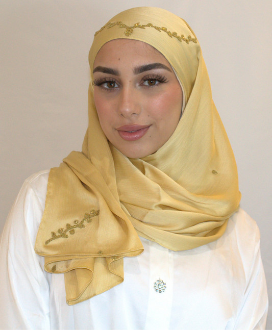 Bijoux Hijab - Satin Doré