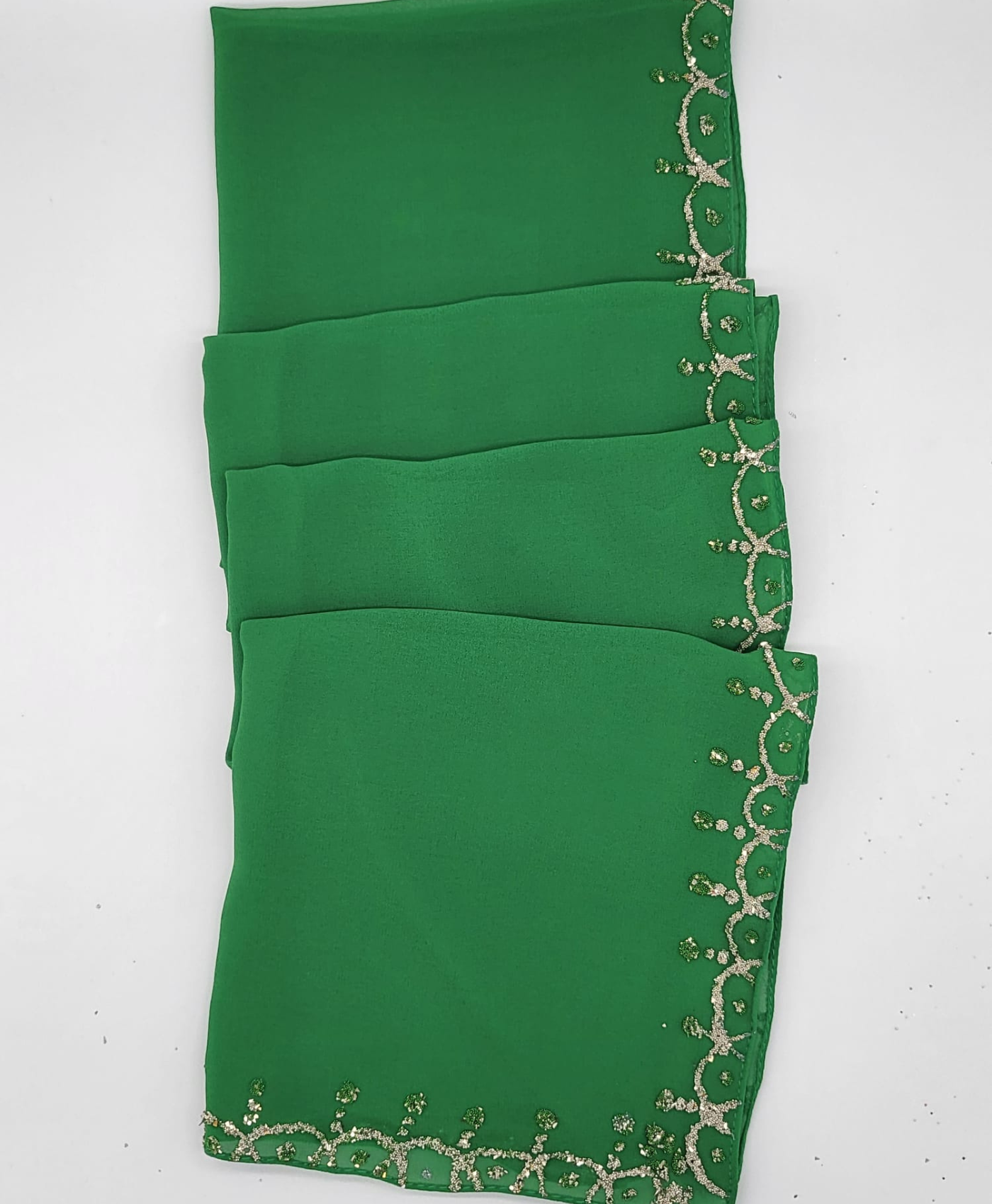 Alma - Hijab Mousseline Vert