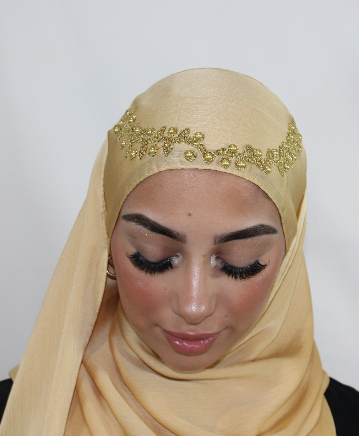 Bijoux Hijab - Satin  Doré