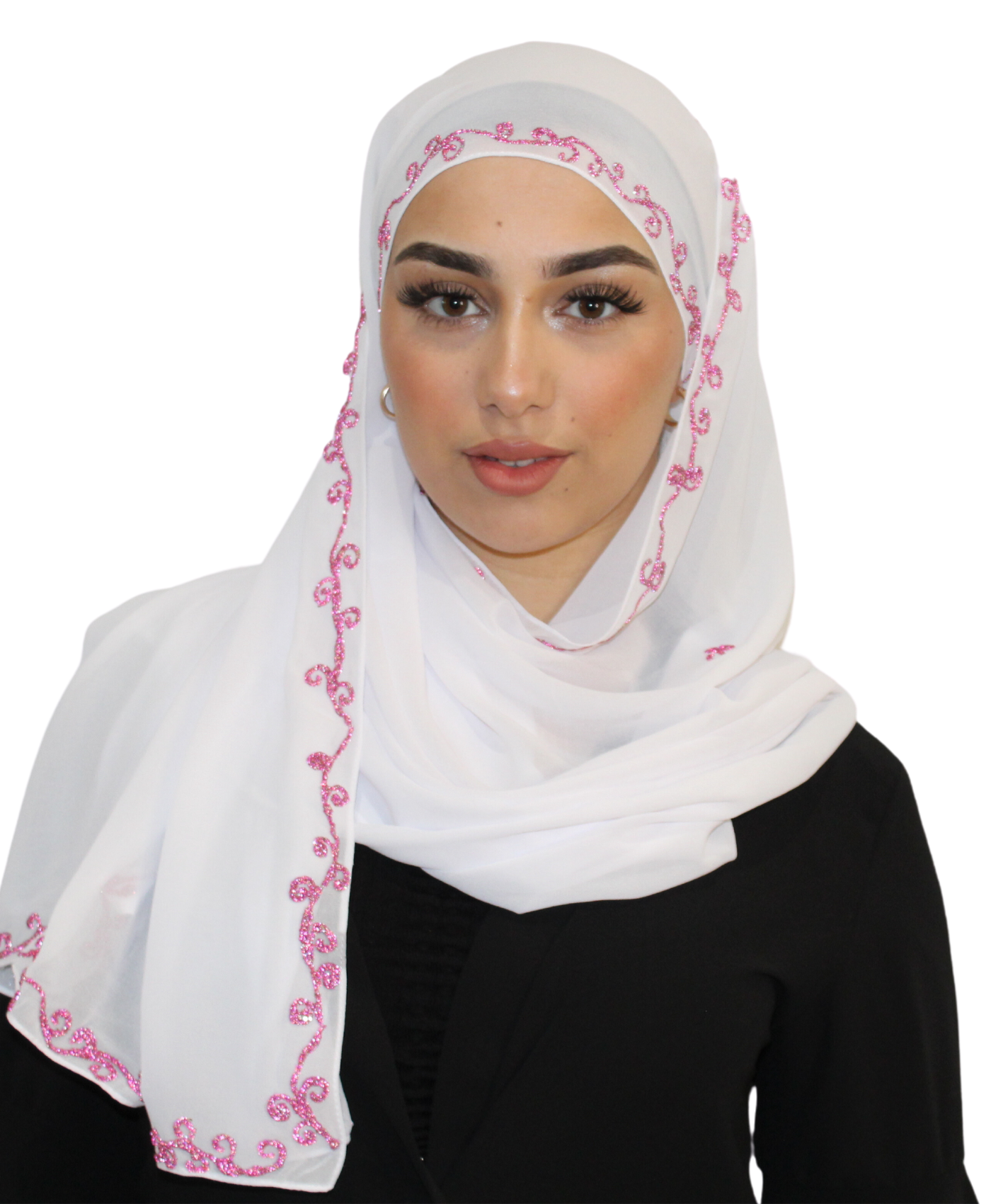 Flash - Hijab Mousseline Blanc