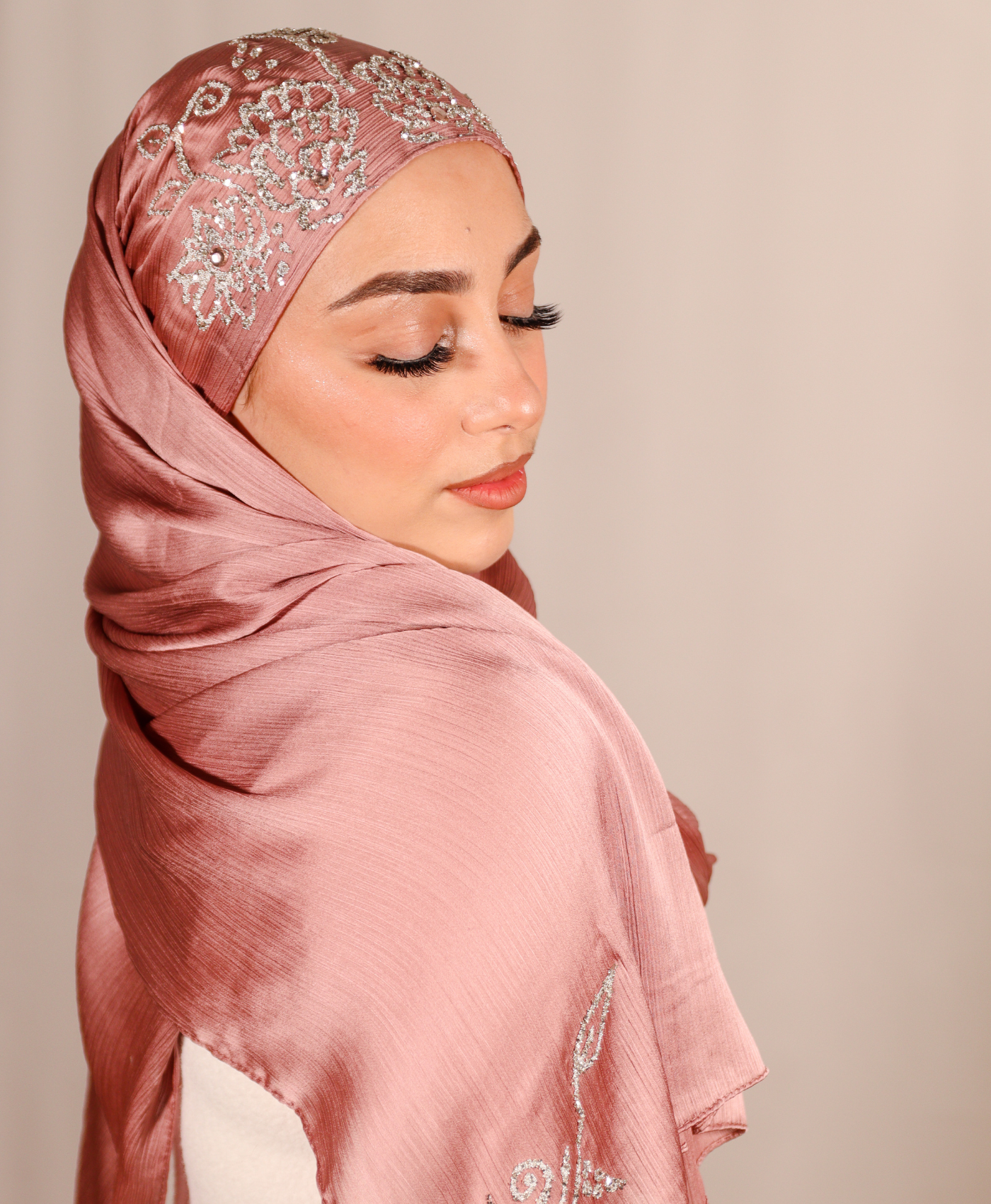 Firdaws - Hijab Satin Rose