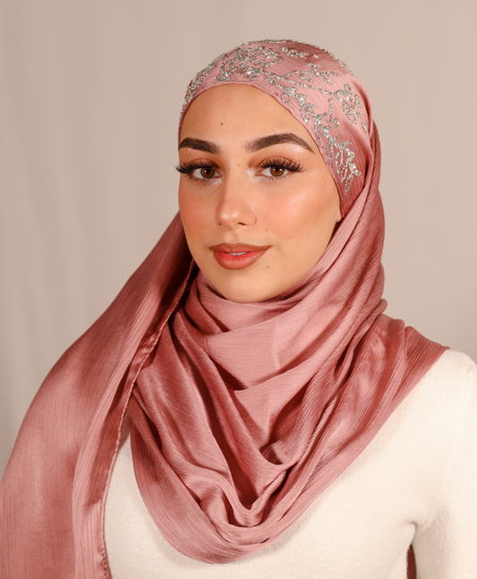 Firdaws - Hijab Satin Rose