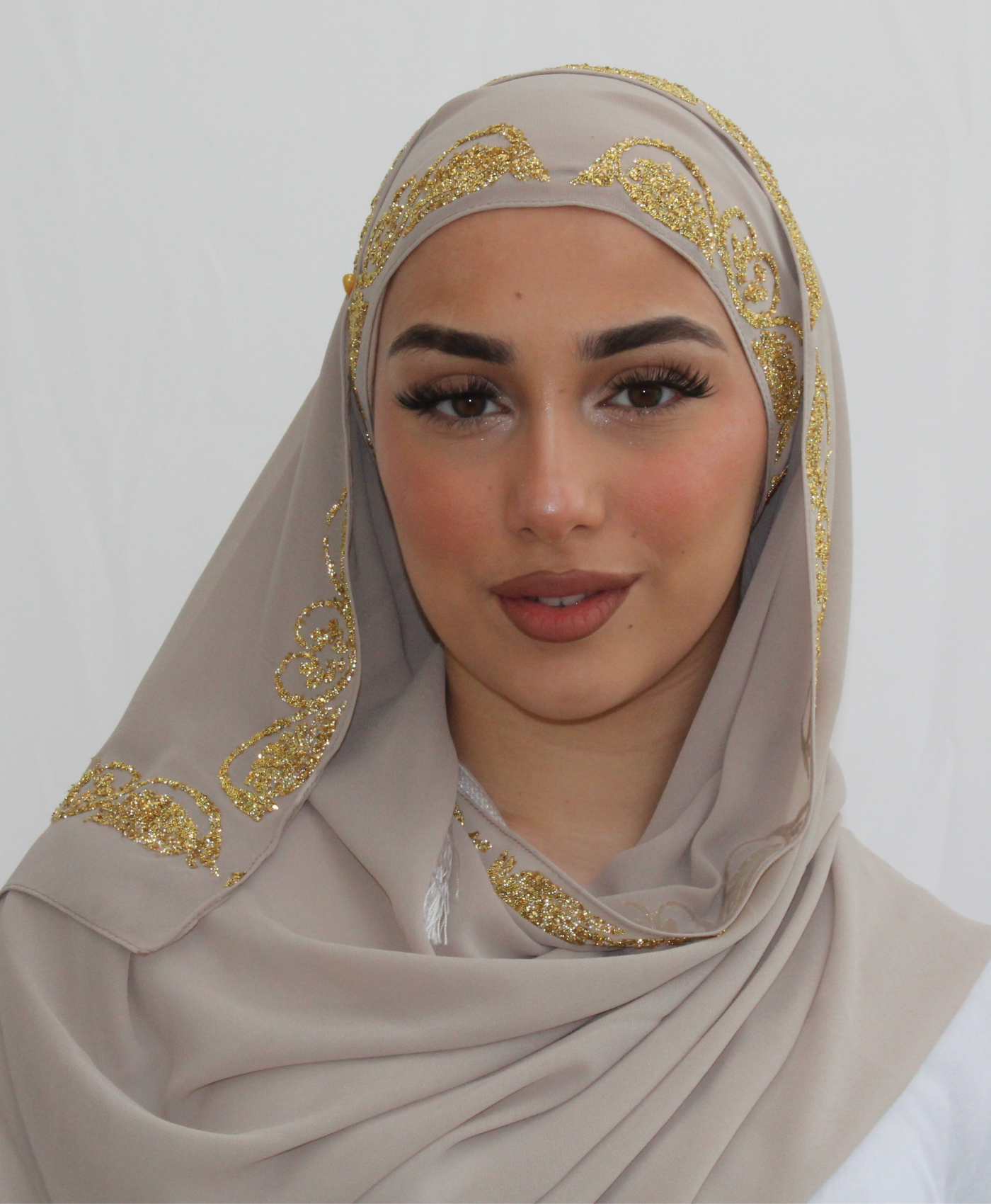 Love - Hijab Mousseline Taupe